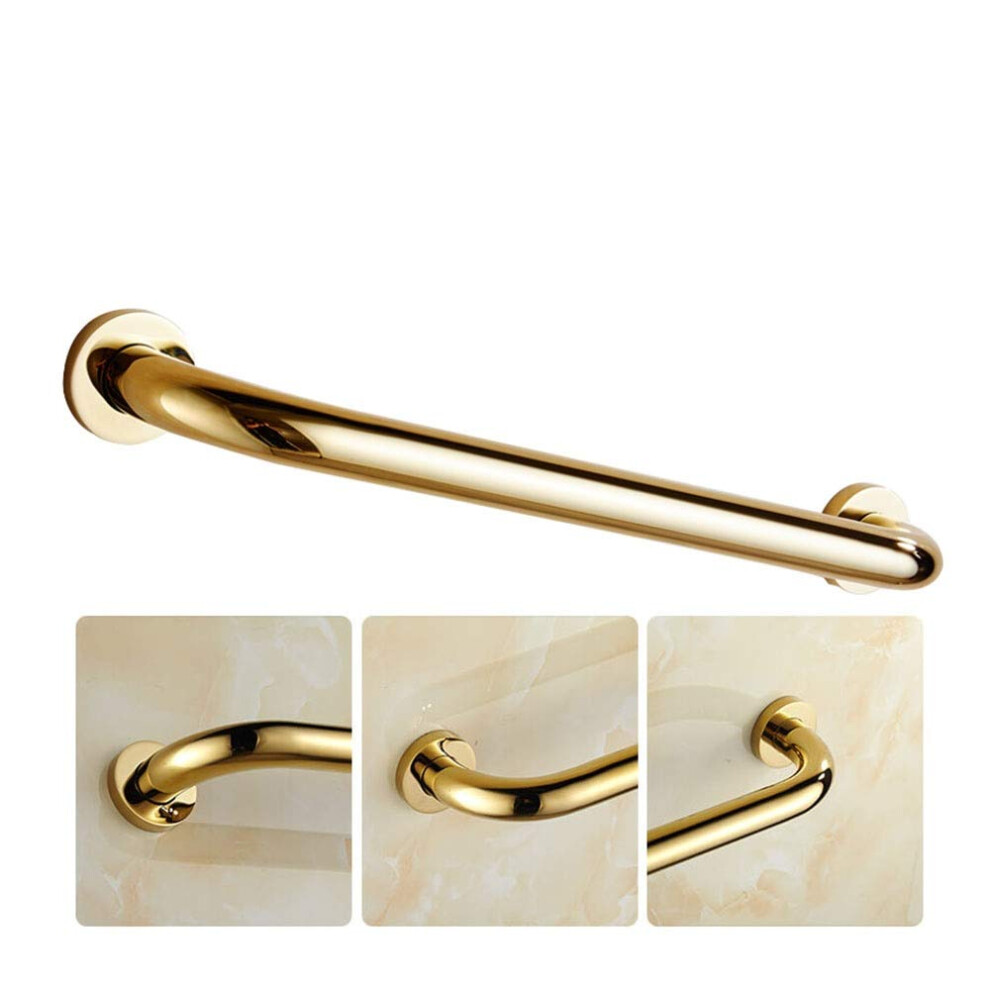 Gold Bathroom Grab Bar 32Cm Safety Handrail With Polished Brass Finish, Reliable Support For Elderly