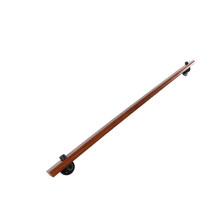Solid Wood Bathroom Grab Bar 30cm Non Slip Ergonomic Safety Handrail for Elderly Shower Use