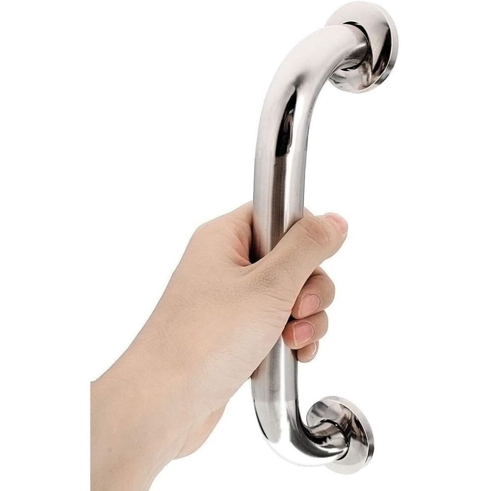 27 Inch Stainless Steel Shower Grab Bar for Elderly, AntiSlip Bathroom Safety Handrail, 120kg Load
