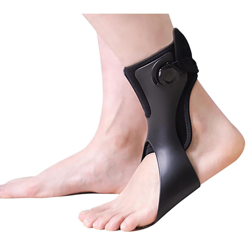 Adjustable Foot Drop Brace with Static Dorsiflexion Support, Lightweight Ankle Foot Orthosis for Walking Stability