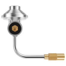 Propane Tank Regulator for 17 and 22 Inch Griddles, Dual Tank Compatibility, Stable Gas Flow, Quick Connect