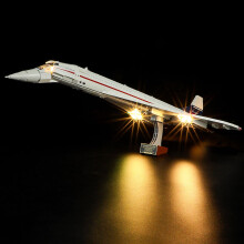 LED Light Kit for  10318 Icons Concorde, Enhanced Display Lighting and Long‑Lasting Illumination