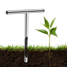Soil Sampler Probe Stainless Steel Soil Test Kit with Ergonomic THandle for Garden and Farm