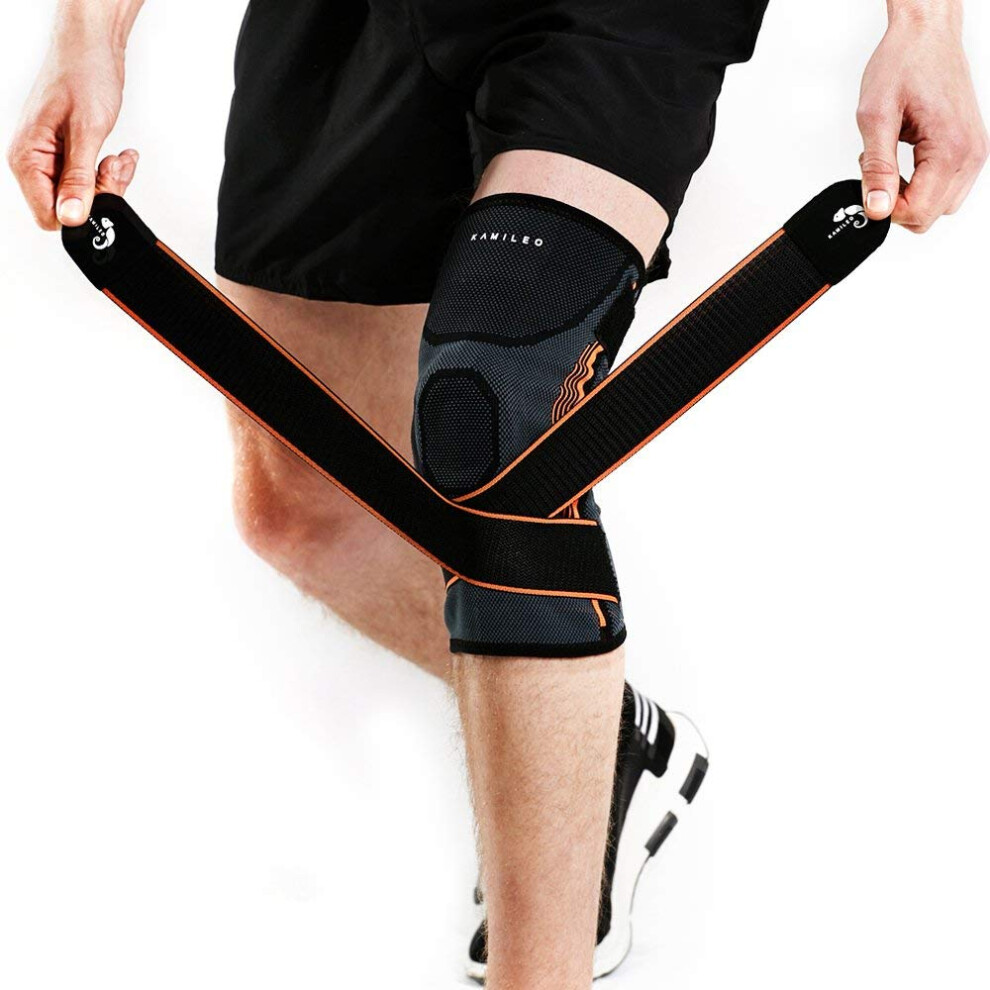 Knee Brace for Arthritis Pain Relief with Adjustable Support Straps, Compression Sleeve Small