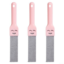 Pumice Stone Toilet Cleaner with Ergonomic Handle, Scratch Limescale Remover, MultiColor 3 Pack