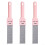 Pumice Stone Toilet Cleaner with Ergonomic Handle, Scratch Limescale Remover, MultiColor 3 Pack 1
