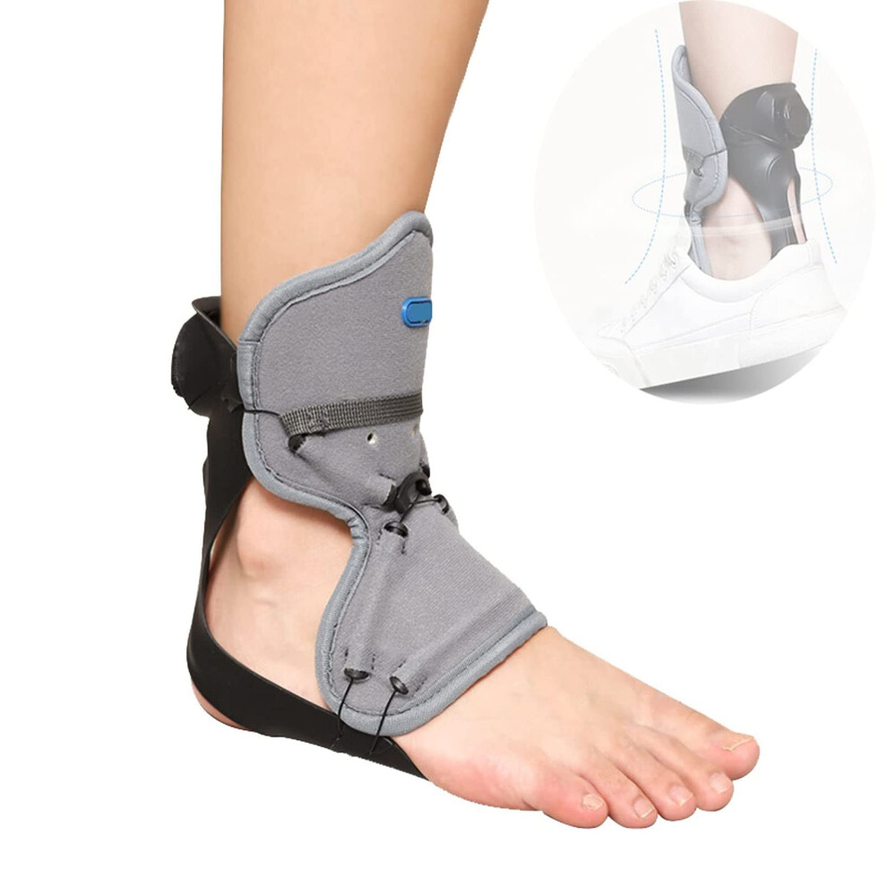 Ankle Foot Orthosis Adjustable Foot Drop Brace for Right or Left Foot, Ankle Support for Sprain and Achilles Tendonitis
