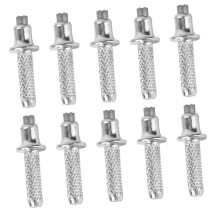 Trekking Pole Replacement Tips 10 Pack Durable Tungsten Steel Hiking Pole Accessories for Enhanced Traction