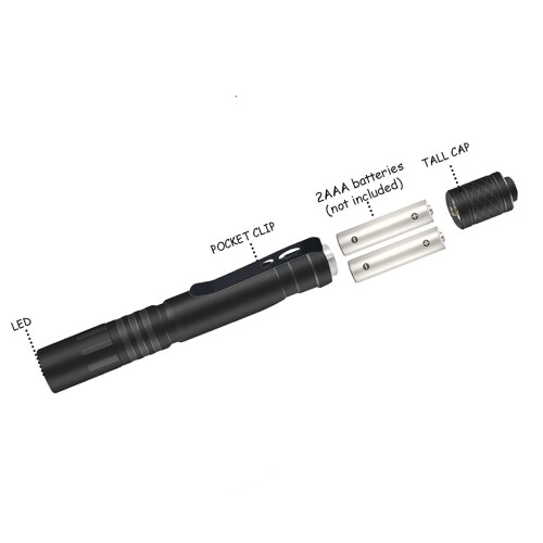 4 Pack LED Pen Flashlight 1000 Lumens Bright Light for Nurses Inspection  with Clip 2