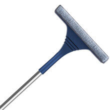 2 in 1 Window Cleaning Brush with Retractable Long Handle Streak Squeegee for Glass