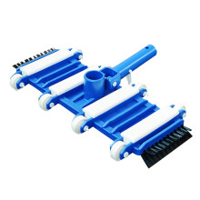 14 Inch Pool Vacuum Head with Side Brush for Floor and Wall Cleaning, Durable Blue Swimming Pool Vacuum Cleaner