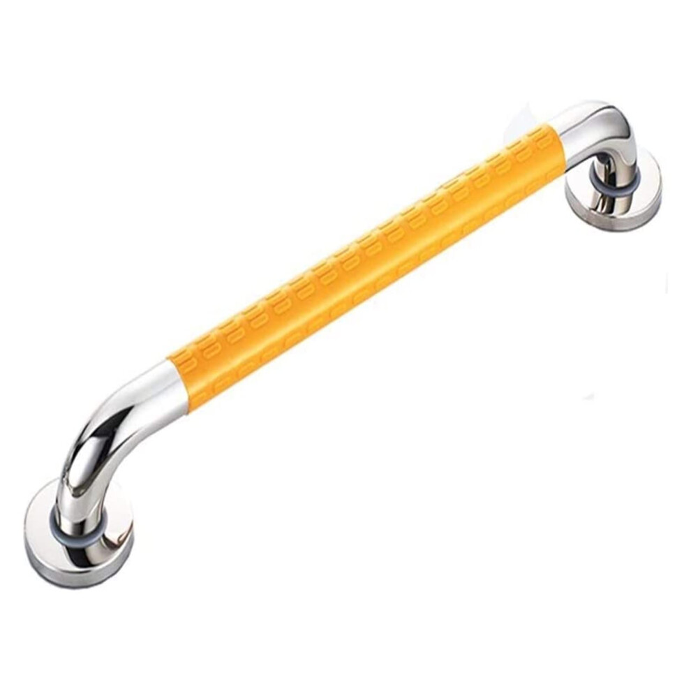 Stainless Steel Grab Bar with Nonslip Safety Grip, Wall Mounted Bathroom Handrail for Elderly and Disabled