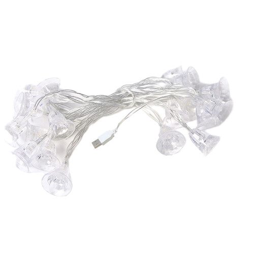 Χριστουγεννιάτικα φωτάκια LED σε σειρά 10FT10LED αδιάβροχα για εσωτερικούς χώρους 1