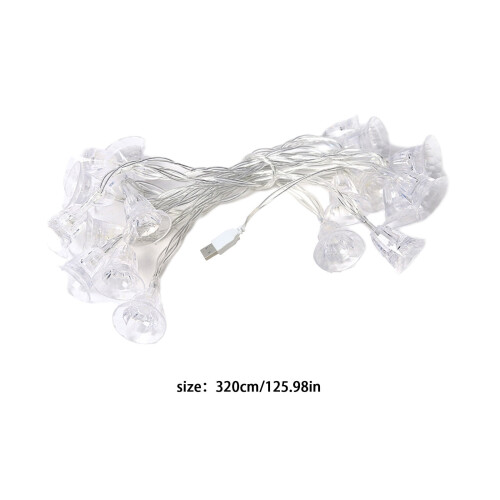 Luminițe cu clopoțel de Crăciun Twinkle Star, PVC multicolor, 2