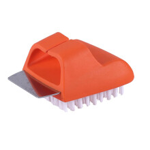 2in1 Grill Brush and Scraper, Heavy Duty BBQ Grill Cleaner with Heat Resistant Grip for Outdoor Grilling