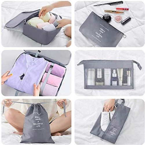 Resepackkuber Multifunktionella 9 st/set Bagageorganisatör 2