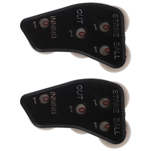 Eease2pcs Baseball Umpire Clicker Scorekeeper Counter Gear Sort 1