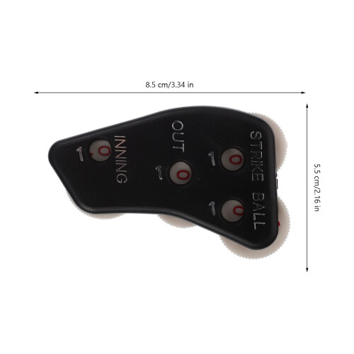 Eease2pcs Baseball Umpire Clicker Scorekeeper Counter Gear Sort 2