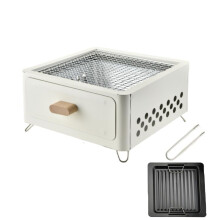 Square Storage Box 31x31x13.5 cm Plastic Storage Container Compact Stackable Organizer for Home and Travel