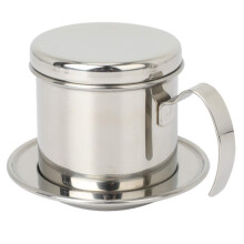 Vietnamese Coffee Maker Single Cup Reusable Stainless Steel Filter Durable Easy Clean Design