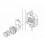 Push Button Cabinet Lock for RV Caravan, Keyless Pushbutton Access, Easy Install ZS02 G1 1PC 5