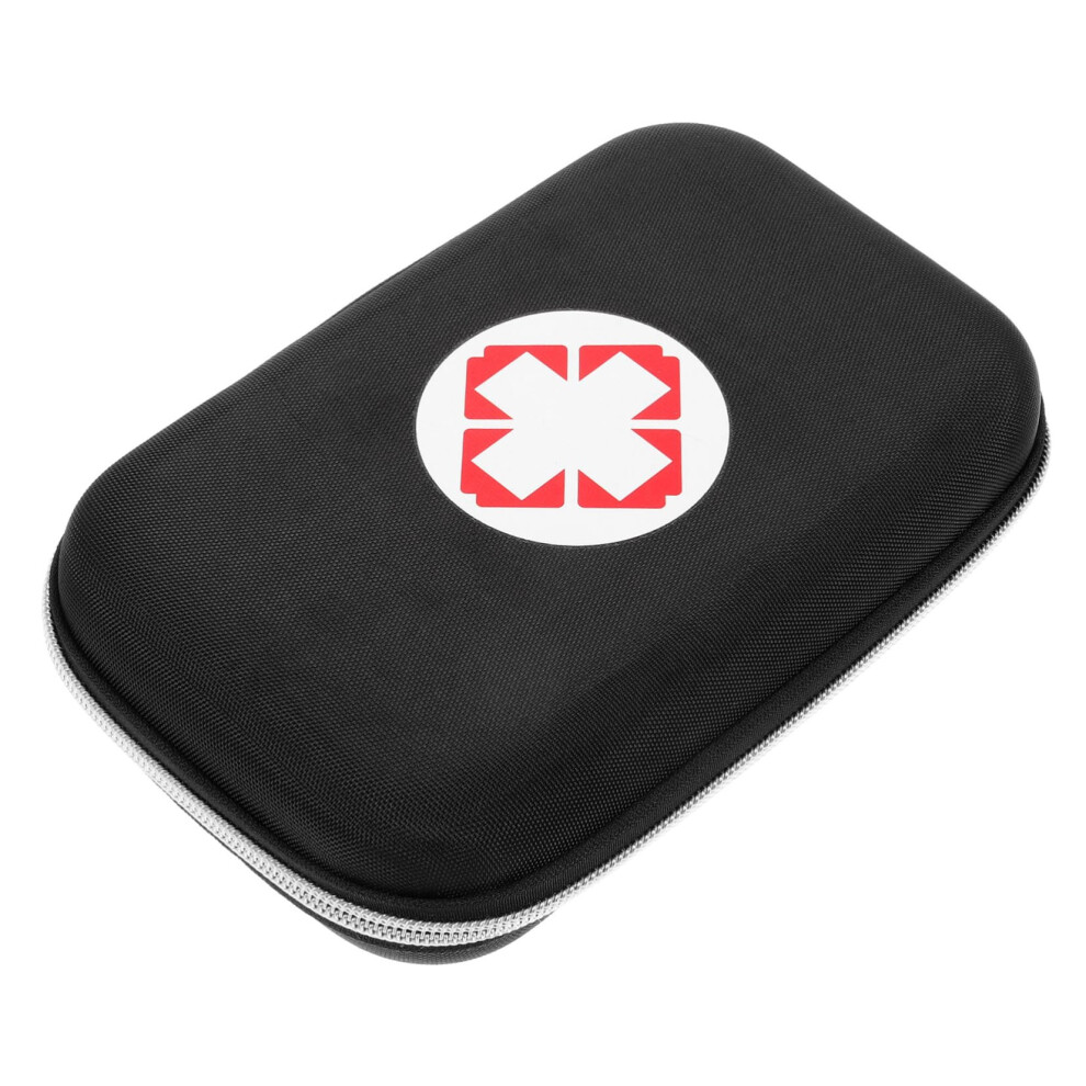 Portable Medicine Bag with Dustproof EVA Protection, Compact Travel First Aid Kit Organizer Pouch