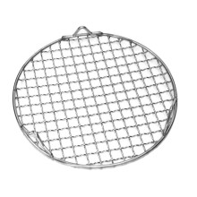 Nonstick BBQ Grill Mesh Round Barbecue Rack for Vegetables Fish Outdoor Cooking Food Grade