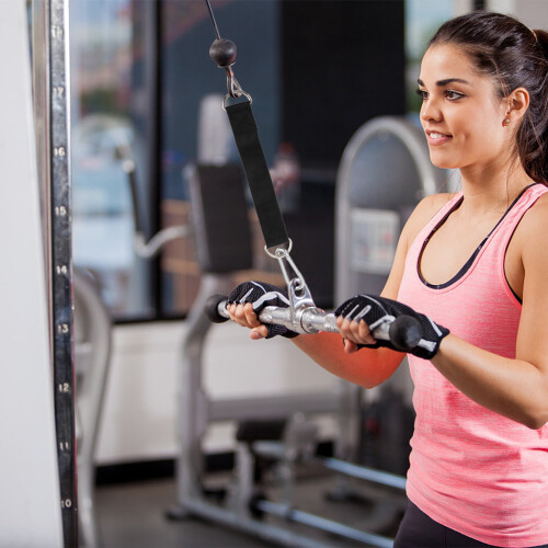 Fitness Pulley Accessory Down Attachment Roller Cable Set 2