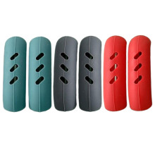 Heat Resistant Silicone Handle Covers for Pots and Pans, Non Slip Soft Flexible Grip Sleeves, 6 Pack Set