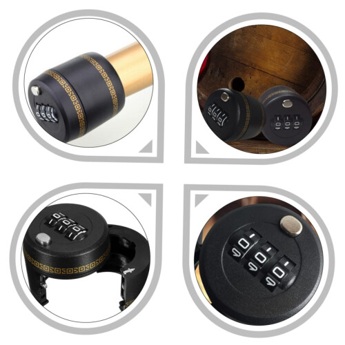 Wine Bottle Lock with Keyless Combination Stopper Cap, Secure Closure for Home and Bar 2