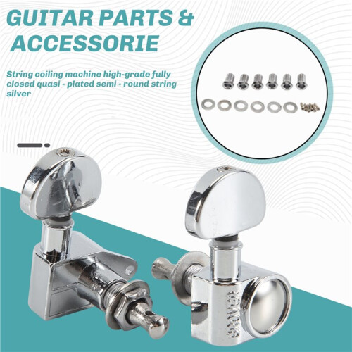 Guitar String Knob Grover String Winder Fully Enclosed Guitar String Tuning Pegs Keys Tuners Machine Heads