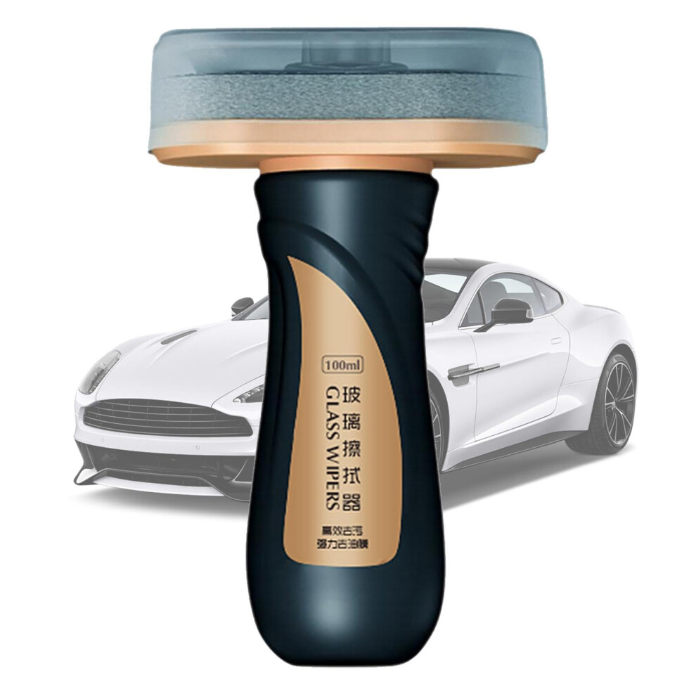 Glass Oil Film Remover For Car Windshield 100Ml, 2 In 1 Fast Oil Removal And Waterrepellent Glass Cleaner Kit 9045646644462