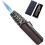 Butane Torch Lighter Windproof Blue Jet Flame Rechargeable Refillable Black for Kitchen Camping 1