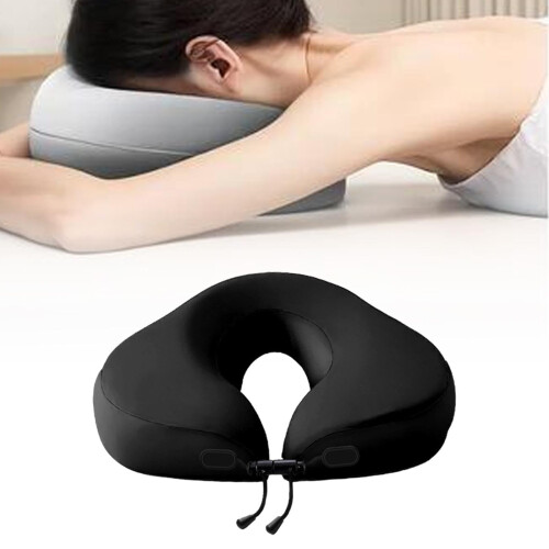 Adjustable Massage Face Cradle Cushion Dark Grey Ergonomic Face Down Pillow for Massage Table 1