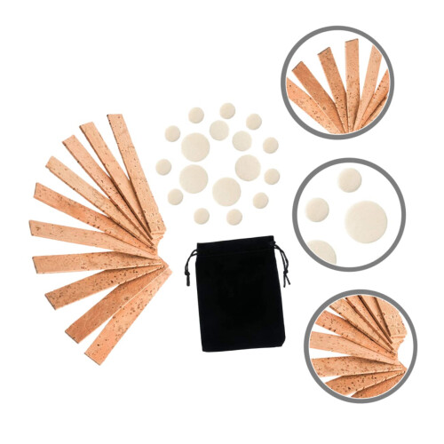 Clarinet Cork Pads SelfAdhesive Replacement Kit for Woodwind Instruments Quick  Durable Seal 2