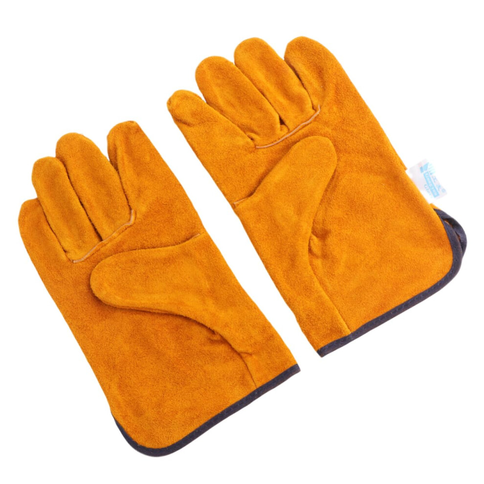 Heat Resistant Welding Gloves Heavy Duty Bbq Mitts With Heat Insulation Protection And Secure Grip 9330225581727