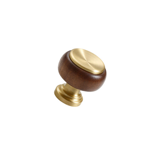 Solid Brass Wood Cabinet Knobs for Wardrobe Cabinet-copper