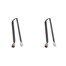 2X Cavo Coassiale RF Piatto Passante per Finestra/Porta PL295 UHF Maschio A SO239 UHF Femmina 50 Ohm Cavo di Prolunga Coassiale RF A Spirale, 50 cm