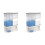 2X Wall Mounted Laundry Detergent Dispenser - Versatile Storage for Laundry Scent Boosters with Included Cups 1