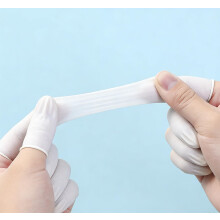 Thickened Latex Finger Cots Bulk Pack 300 Pieces, Enhanced Durability and Sealed Hygiene Storage