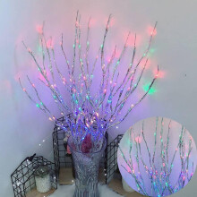 Guirlande lumineuse Winysin de 76 cm (30 pouces), 20 LED, branches d'arbre flexibles décoratives pour vases et décorations d'intérieur