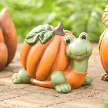 Liquidación de decoración de Halloween de Kayannuo: Mini esculturas de animales de calabaza, compatibles con adornos para el hogar, manualidades de