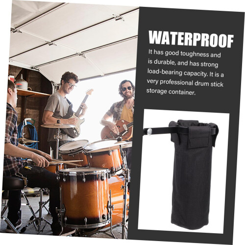 Durable Drumstick Holder Barrel for Drummers, Quick Access Storage Case with Stylish Stage Look 2