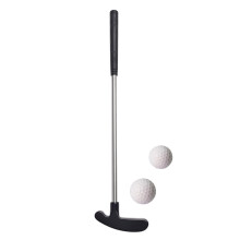 Bluethy minigolfputter med sklisikkert grep og 2 baller i rustfritt stål