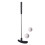 Bluethy Minigolf Putter med Skridsikkert Greb og 2 Bolde, Rustfrit Stål, Zinklegering, Sort, Lille 1