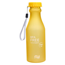 Láhev na vodu VALSEEL 550 ml, plastový přenosný kelímek vhodný pro venkovní sporty a cestování, nepropustný a matně průhledný design