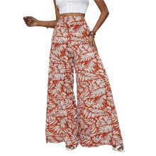 Women'S Stretchy Wide Leg Palazzo Lounge Pants Casual Comfy Middle Waist Palazzo Pants Color 6 L