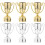 Kids Soccer Trophy Cake Decorations 6 PCS 1