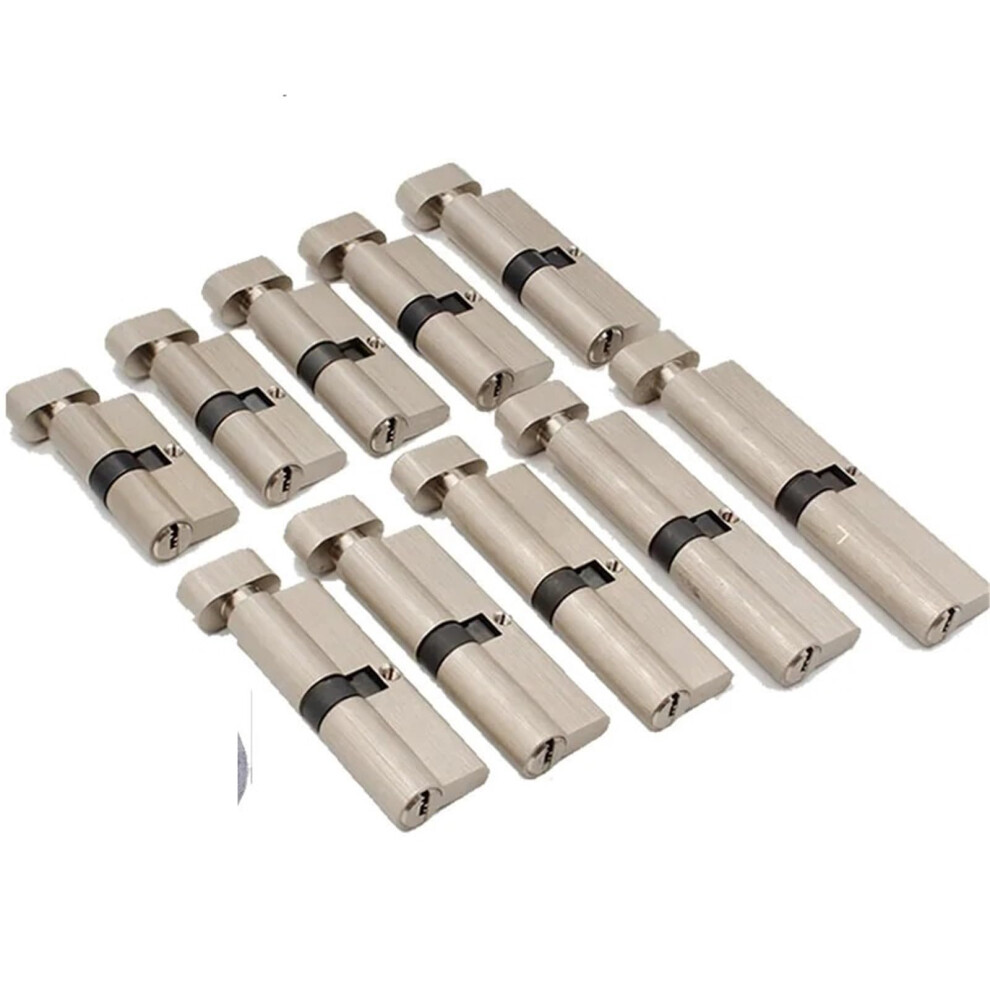 Single Sided Door Lock Cylinder 90Mm Euro Profile Core With 5 Keys Onesided Key Control Secure Access 9073542244561