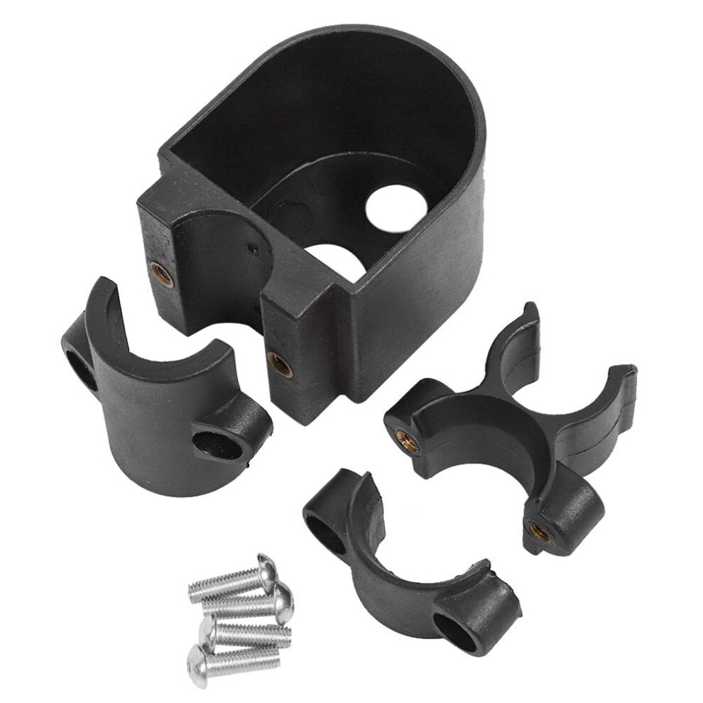 Wheelchair Cane Holder with Quick Release Mount, Durable ABS Walking Stick Holder for Scooter and Walker